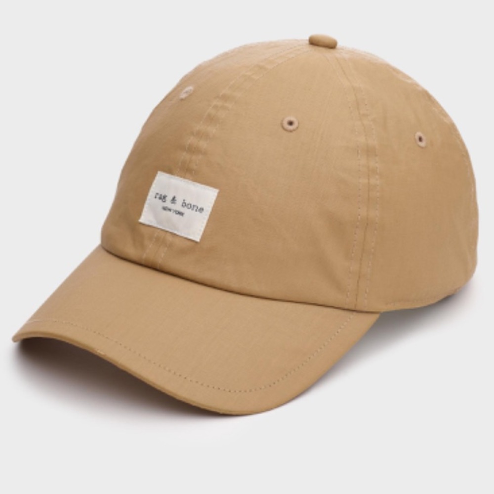 Rag & Bone Addison Baseball Cap in tan